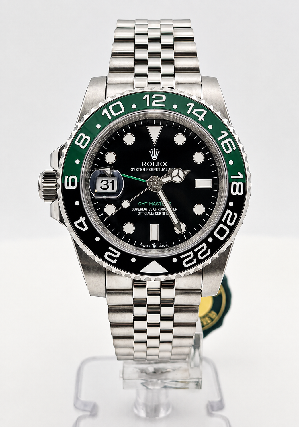 GMT Master II – Black Dial Green Bezel Jubilee