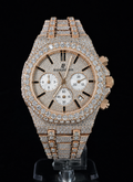 Full Iced Rose Gold