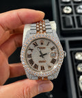 Datejust 41 — Iced Out / Two-Tone Rose Gold & Steel / Diamond Dial