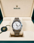 Datejust 41 — White Dial / Fluted Bezel / Oyster Bracelet