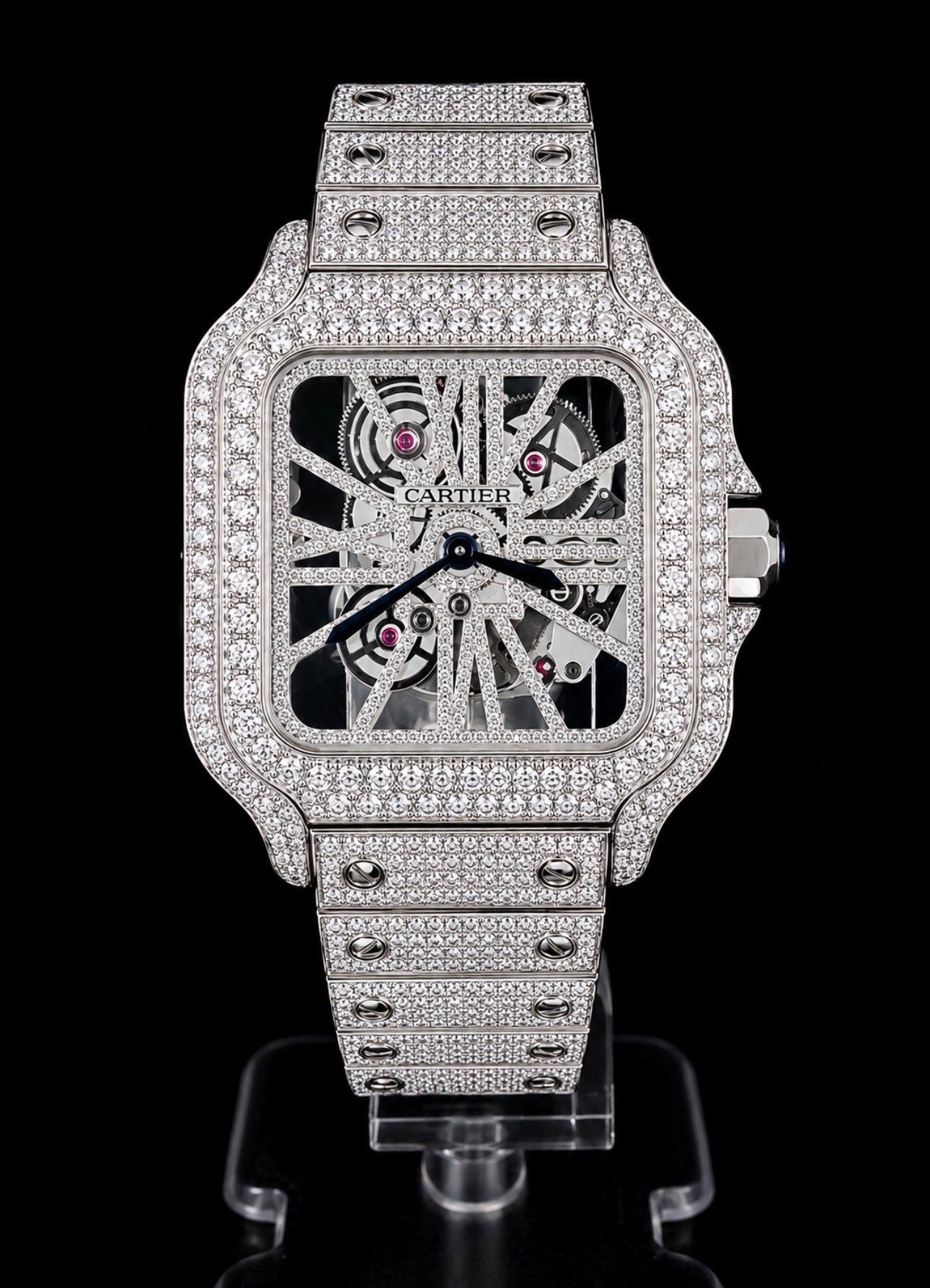 Skeleton — Full Iced Out / Diamond Pavé