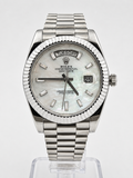 Datejust 41 — White Dial / Fluted Bezel / Oyster Bracelet