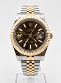 Datejust 41 — Chocolate Diamond Dial / Two-Tone Jubilee