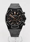 Oak Chronograph — Black Ceramic / Rose Gold Accents