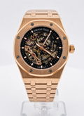 Royal Oak Skeleton — Rose Gold / Black Dial