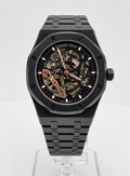 Royal Oak Skeleton — Black Ceramic / Rose Gold Accents