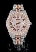 Datejust 41 — Iced Out / Two-Tone Rose Gold & Steel / Diamond Dial
